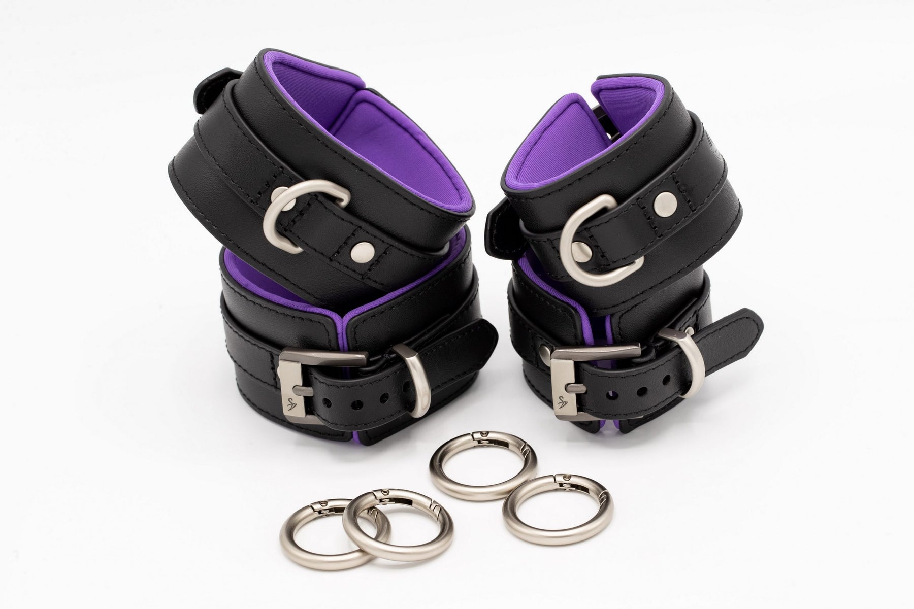 Fessel-Set Black Purple
