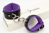Ankle Cuffs Black Purple