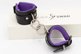 Wrist Cuffs Black Purple