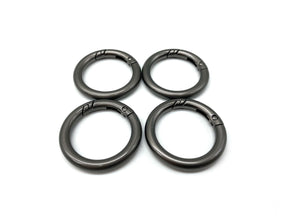 Carabiner rings dark grey