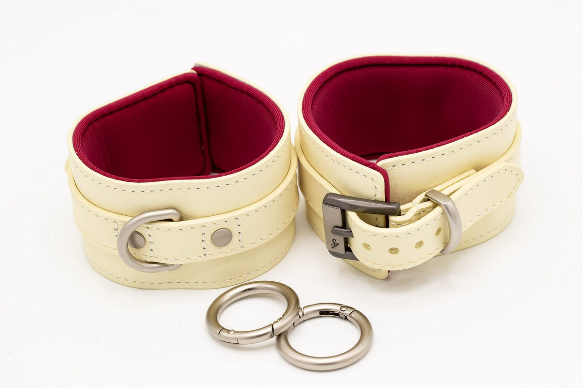 Ankle Cuffs Red Berry